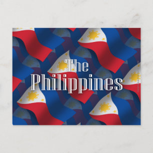 Carte Postale Philippines - Drapeau