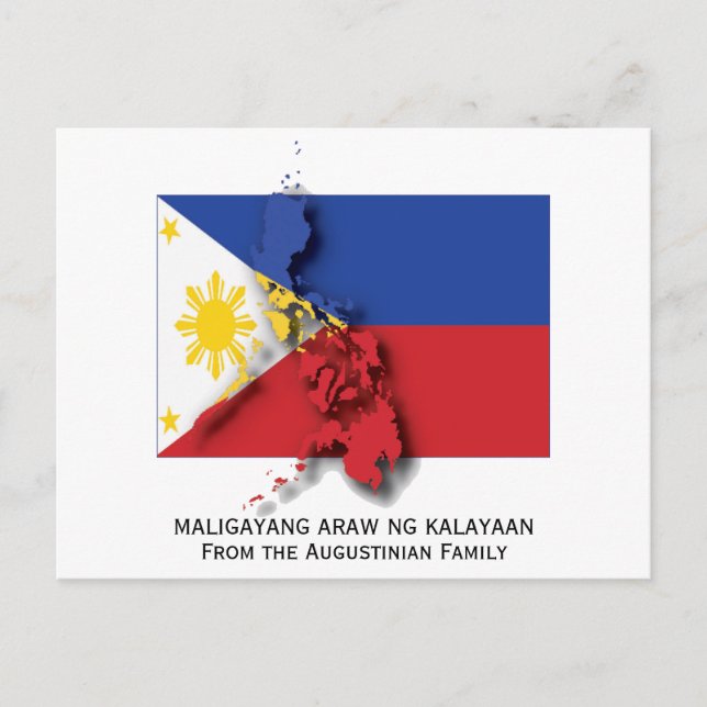 Carte Postale Philippines JOYEUX JOUR DE L'INDÉPENDANCE (Devant)
