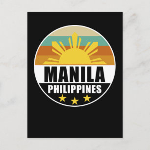 Carte Postale Philippines Manille Fière de l'amour philippin Pin