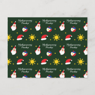 Carte Postale Philippines Noël philippin Joyeux Noël