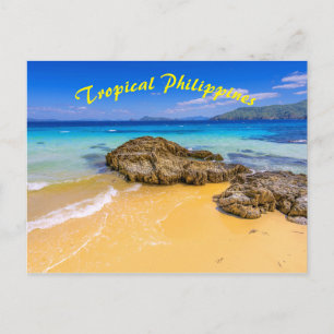 Carte Postale Philippines tropicales Sandy Beach Island