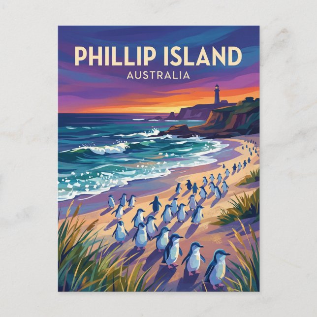 Carte Postale Phillip Island Australie (Devant)