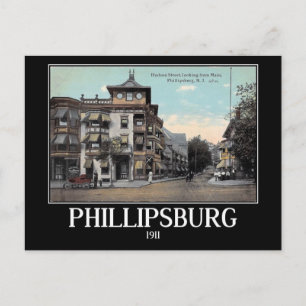 Carte Postale Phillipsburg, New Jersey, Vintage