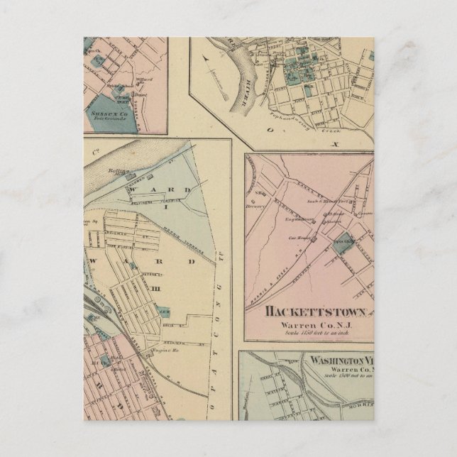 Carte Postale Phillipsburg, NJ (Devant)