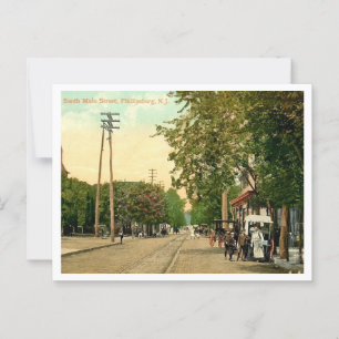 Carte Postale Phillispburg NJ S Main St 1910