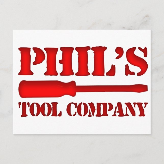 Carte Postale Phil's Tool Company (Devant)