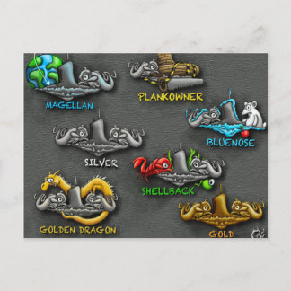 Carte postale "Phins"