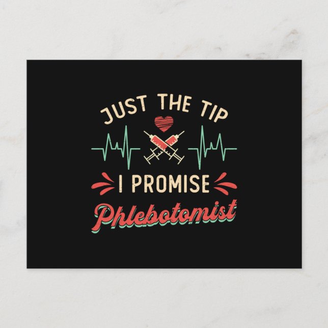 Carte Postale PhlebotomieJuste Le Conseil Je Promets Phlebotomis (Devant)