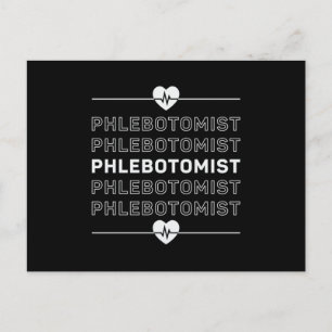 Carte Postale Phlebotomiste Phlebotomie Infirmière Docteur Cadea
