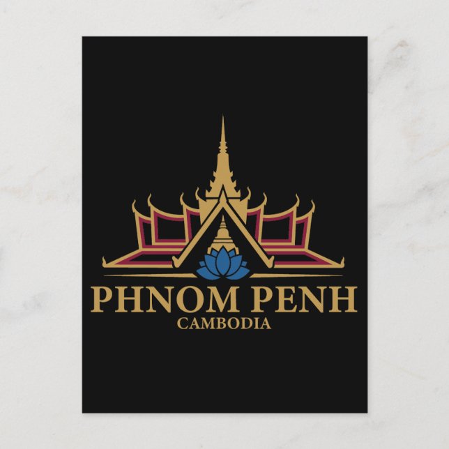 Carte Postale Phnom Penh Cambodge Asie du Sud-Est (Devant)
