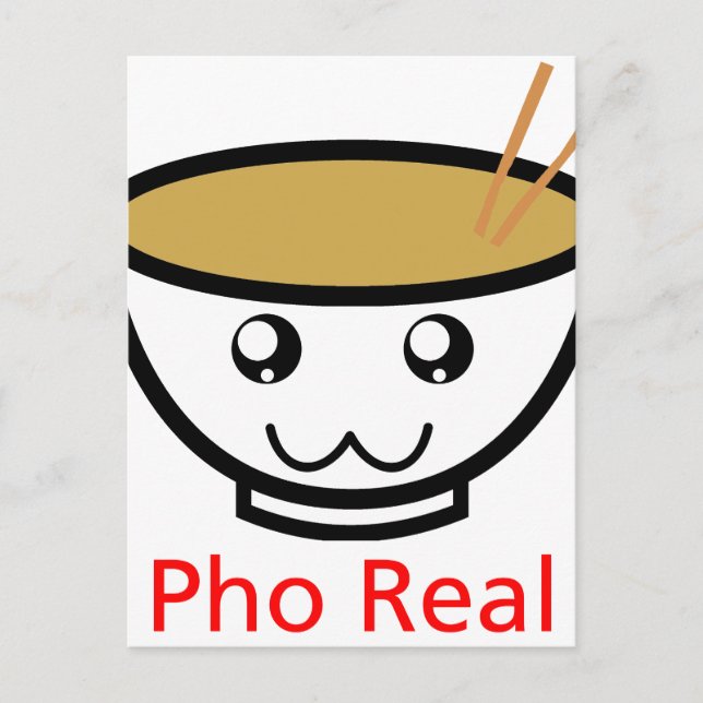 Carte Postale Pho Real (Devant)