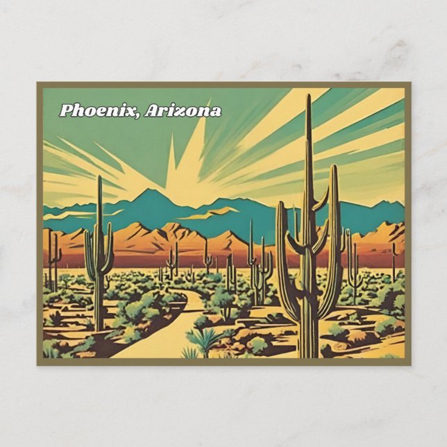 Carte postale Phoenix, Arizona (Devant)