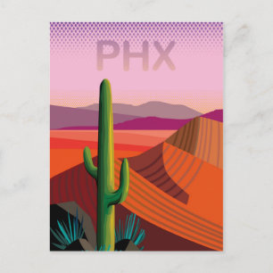 Carte Postale Phoenix Arizona Affiche de voyage