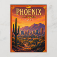 🌵 Phoenix Arizona Désert Vacances Souvenir