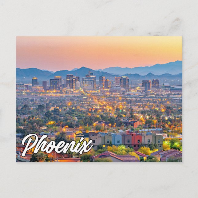 Carte Postale Phoenix, Arizona, États-Unis (Devant)