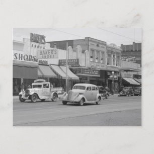 Carte Postale Phoenix, Arizona, Street Scene 1940