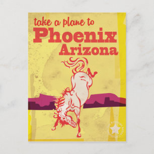 Carte Postale Phoenix, Arizona USA Poster Vintage voyage