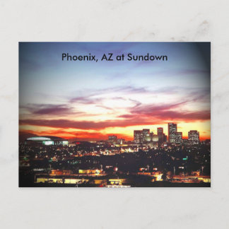 Carte Postale Phoenix, AZ at Sundown