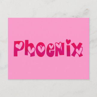 Carte Postale Phoenix dans les coeurs