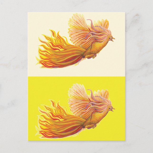 Carte Postale Phoenix - L'oiseau qui renaît (Devant)
