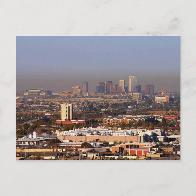 Carte Postale Phoenix Skyline, Arizona (Devant)