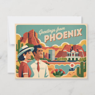 Carte postale Phoenix vintage   Salut de Phoenix