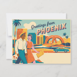 Carte postale Phoenix vintage   Salut de Phoenix