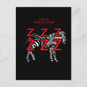 Carte Postale phonics postcard