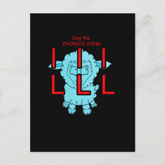 Carte Postale phonics postcard (Devant)