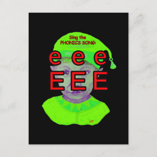 Carte Postale phonics postcard