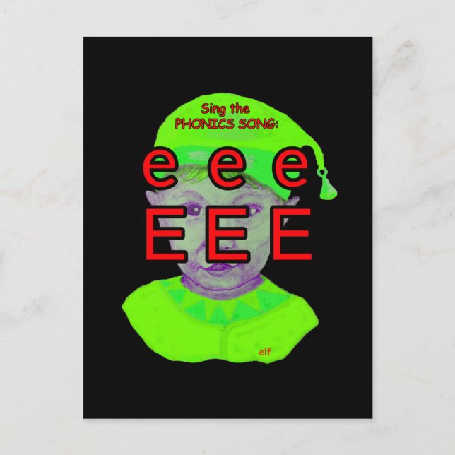 Carte Postale phonics postcard (Devant)