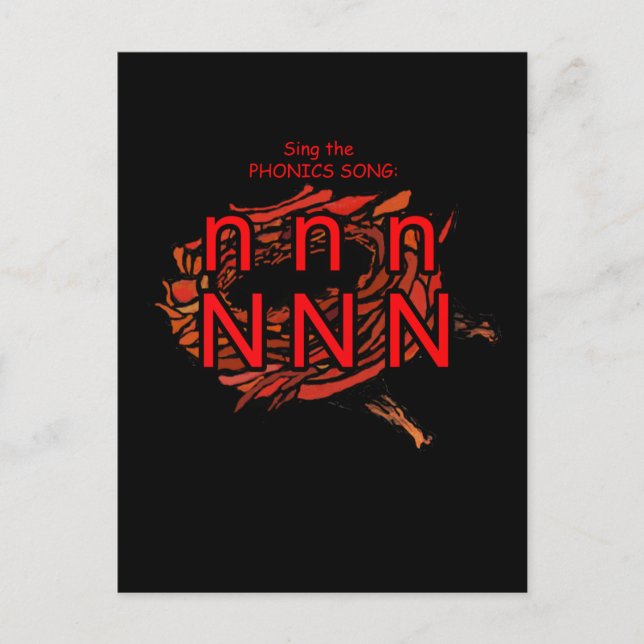Carte Postale phonics postcard (Devant)