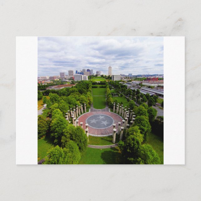 Carte Postale Photo aérienne de Nashville (Devant)