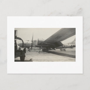 Carte Postale Photo ancienne réelle bombardier B-29 de la Second