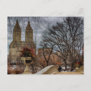 Carte Postale Photo at Bow Bridge à Central Park, NYC