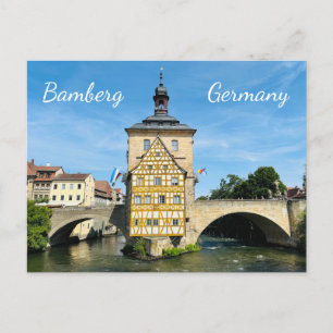 Carte Postale photo Bamberg customisée Allemagne