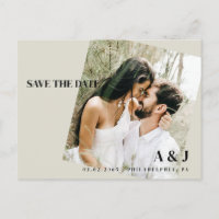 Photo Beige Enregistrer la date Site Mariage QR Co