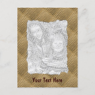 Carte Postale Photo Brown du Motif Snakeskin