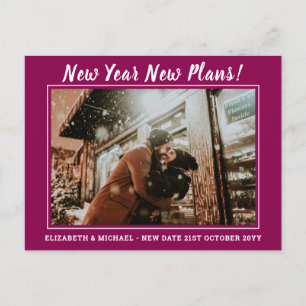 Carte Postale Photo BUDGET Changement de plan Enregistrer la dat