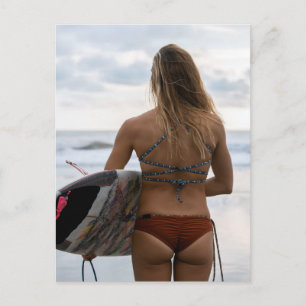 Carte postale photo California Surfer Girl
