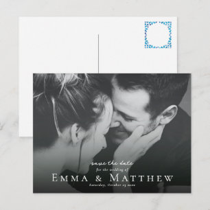 Carte Postale Photo Carrelage Bleu Méditerranéen Faire Part de D