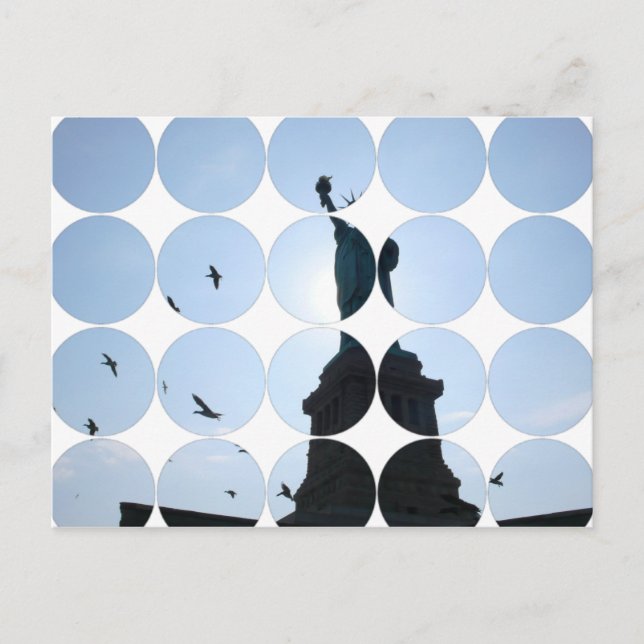 Carte postale photo circulaire (Devant)