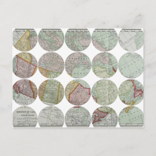 Carte postale photo circulaire