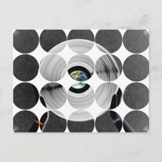 Carte postale photo circulaire