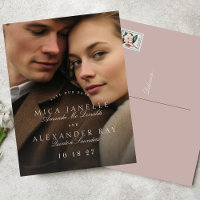 Photo Classique Rose Taupe Enregistrer La Date
