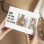 Carte Postale Photo Collage moderne | Cadeau papa<br><div class="desc">Un cadeau photo de collage moderne peut être l'un des meilleurs cadeaux de Fête des pères que vous pouvez donner à votre père. C'est une façon unique et personnelle de montrer votre appréciation et votre amour pour votre père, tout en vous permettant d'être créatif et de s'amuser avec le cadeau....</div>