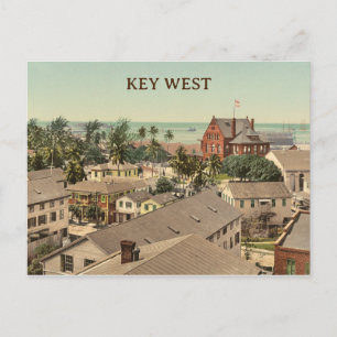 Carte Postale Photo couleur historique Key West 1900