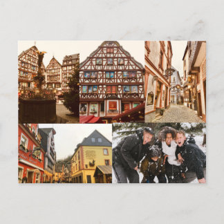 Carte postale photo customisée de Noël Allemagne