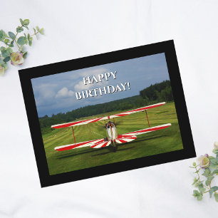 Carte Postale Photo d'avion, Anniversaire d'aviation Cool