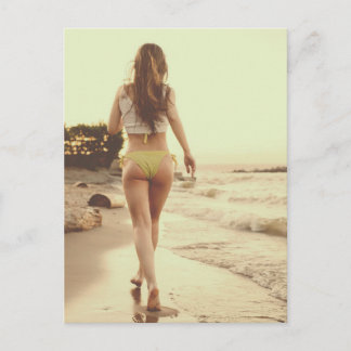 Carte postale photo de bikini de plage